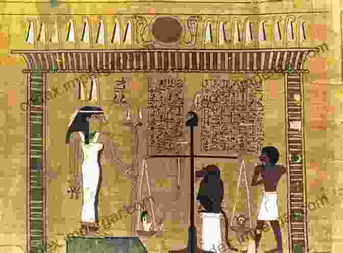 A Depiction Of An Ancient Egyptian Weighing Of The Heart The Wisdom Of The Egyptians