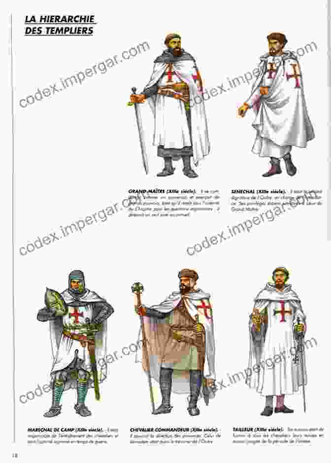 A Group Of Knights In White Robes With Red Crosses On Their Chests, Riding On Horses The Knights Templar: The History And Myths Of The Legendary Military Free Download