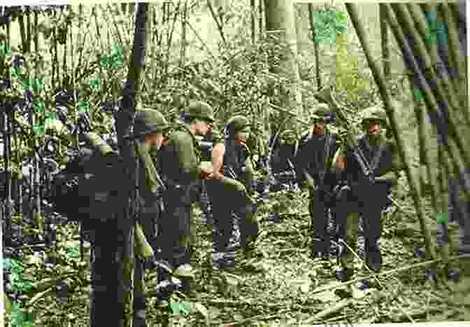 A Group Of Soldiers Engaged In A Fierce Firefight In The Jungles Of Vietnam. 13 Months: In The Bush In Vietnam In 1968