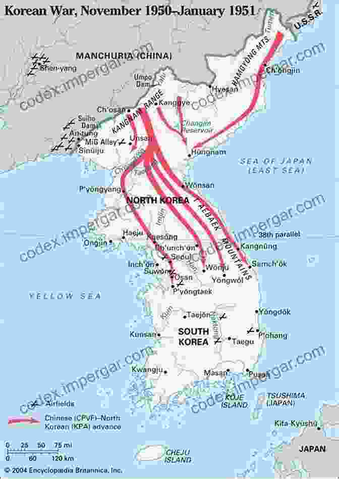 A Historical Map Of The Korean Peninsula During The Korean War, Illustrating The Creation Of The Demilitarized Zone. We Were Soldiers Too: The Unknown Battle To Defend The Demilitarized Zone Against North Korea During The Cold War