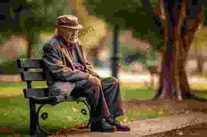 A Man Sitting On A Bench, Lost In Contemplation Philip Was Hanging Up His Cap And Coat