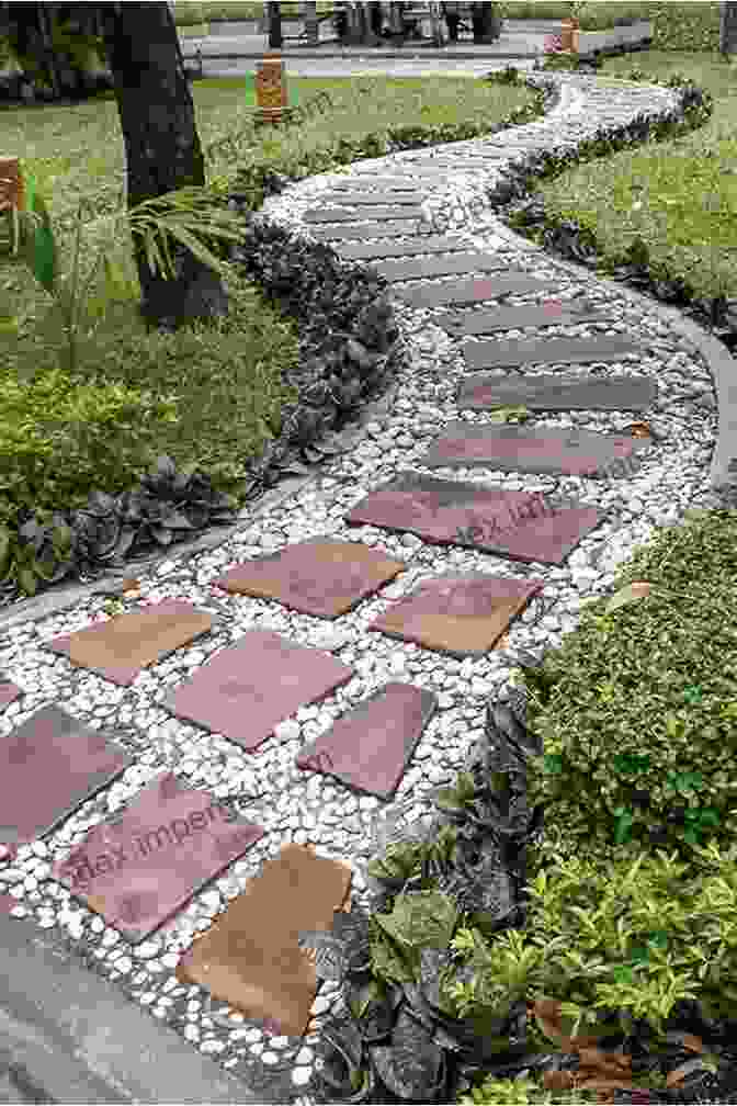 A Meandering Stone Path Leading Through A Tranquil Garden The Complete Guide To Building With Rocks Stone: Stonework Projects And Techniques Explained Simply (Back To Basics)