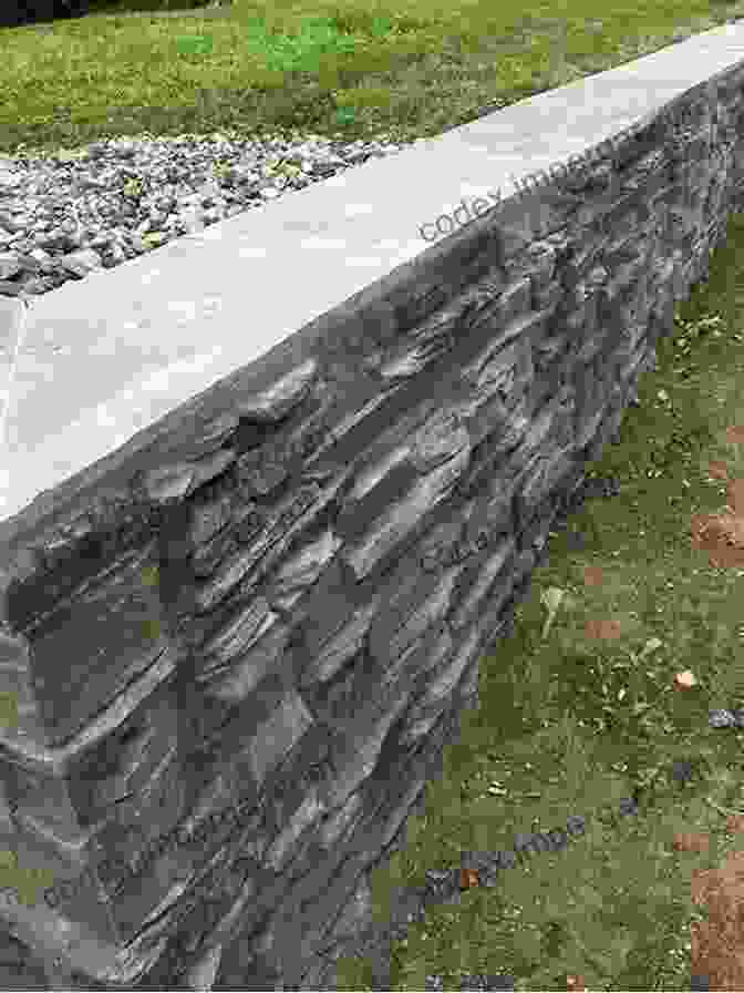 A Towering Rock Retaining Wall Showcasing Its Strength And Stability The Complete Guide To Building With Rocks Stone: Stonework Projects And Techniques Explained Simply (Back To Basics)