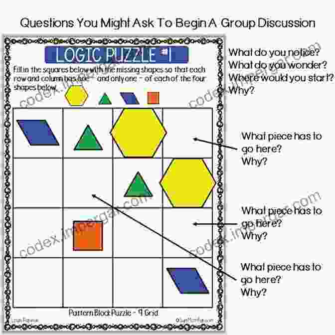 A Visual Puzzle Requiring Logical Reasoning To Solve. Optical Illusions And Secret Messages (4th Grade)