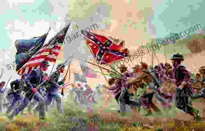 Battle Scene From The American Civil War Throes Of Democracy: The American Civil War Era 1829 1877