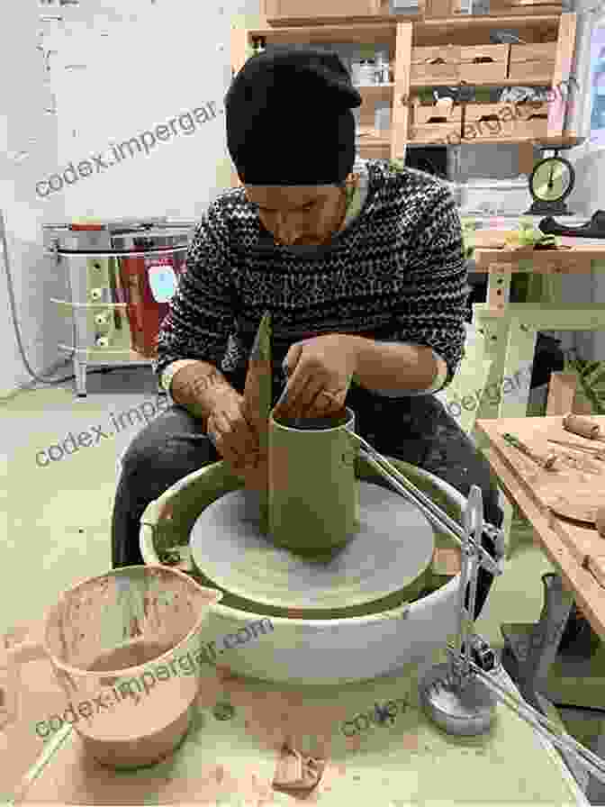 Ceramic Artist Using A Pottery Wheel To Throw A Vase CERAMIC MAKING FOR BEGINNERS: Steps In Making Ceramics