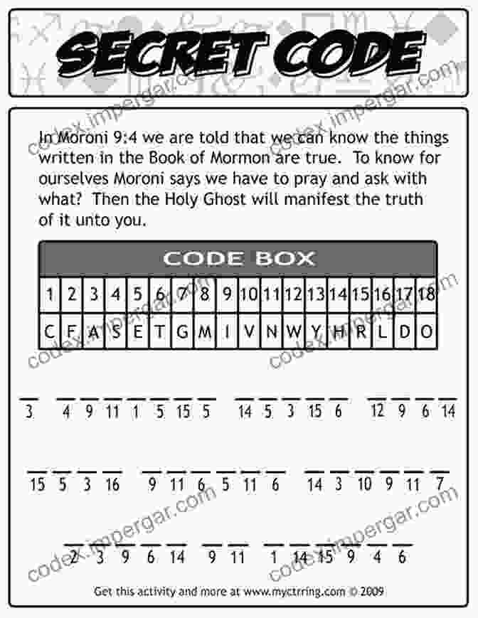 Example Of A Hidden Message Revealed Using A Secret Code Optical Illusions And Secret Messages (5th Grade)