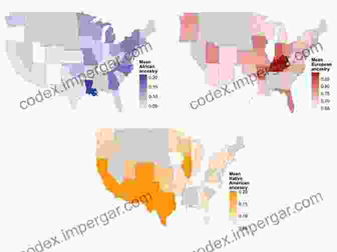 Genetic Ancestry Map Of The United States DNA USA: A Genetic Portrait Of America