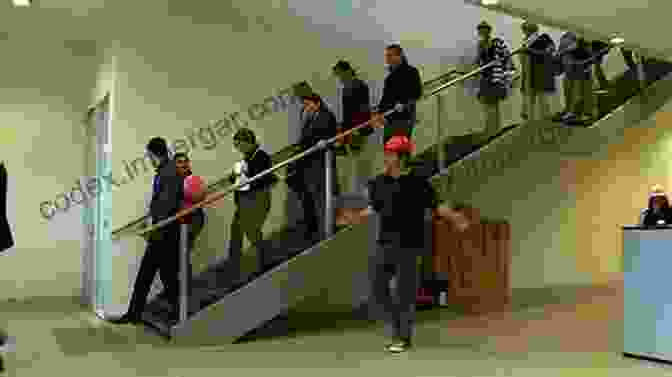 Image Of People Evacuating Down Stairs During A Fire Study Of Movement Speeds Down Stairs (SpringerBriefs In Fire)