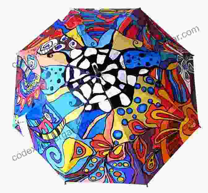 Quirky Umbrella With Hand Painted Designs MY VIDE GRENIER ALPHABET: Photographing What S On Sale At Vide Greniers In Bourgogne Villages