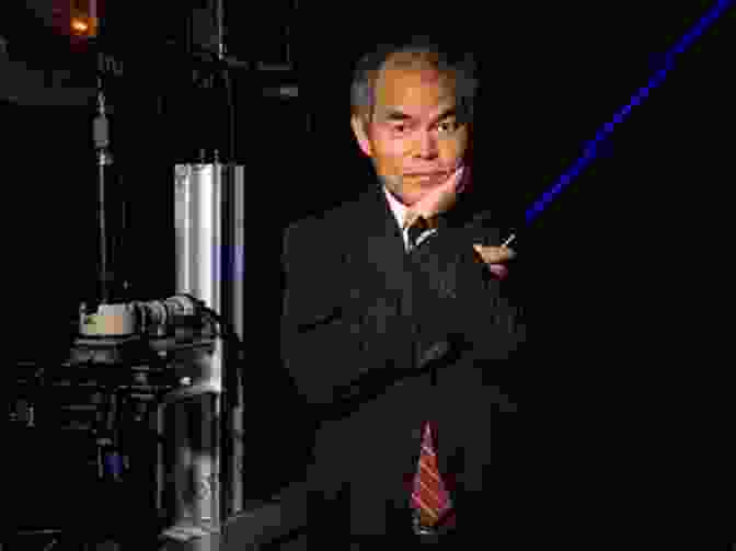 Shuji Nakamura Holding A Blue LED Brilliant : Shuji Nakamura And The Revolution In Lighting Technology