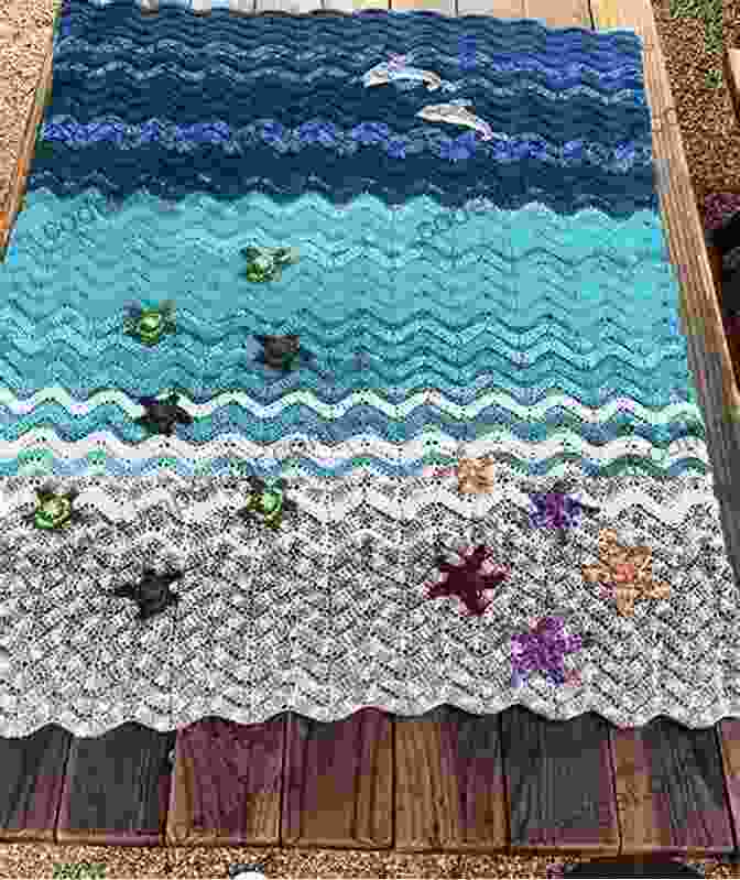 Summer Cable Crochet Throw With Ocean Inspired Colors And Textures Four Seasons Of Cable Crochet Throws