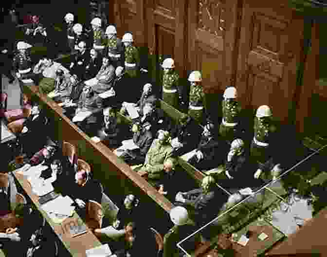 The Nuremberg Trials Volume 14 Book Cover, Featuring A Courtroom Scene With Judges And Defendants. The Nuremberg Trials (Vol 1 14)