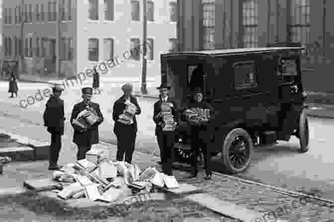 Vintage Photograph Depicting Agents Conducting Raids During The Palmer Raids It Did Happen Here: Recollections Of Political Repression In America