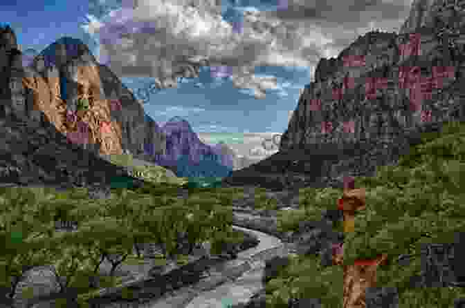 Zion National Park Landscape With Towering Cliffs And A River Death In Zion National Park: Stories Of Accidents And Foolhardiness In Utah S Grand Circle