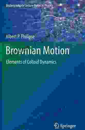 Brownian Motion: Elements Of Colloid Dynamics (Undergraduate Lecture Notes In Physics)